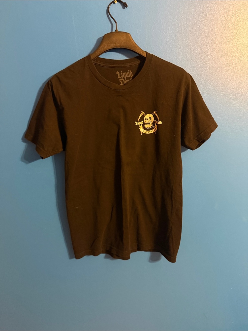 Exclusive Release Liquid Death Black Short Sleeve Graphic Tee